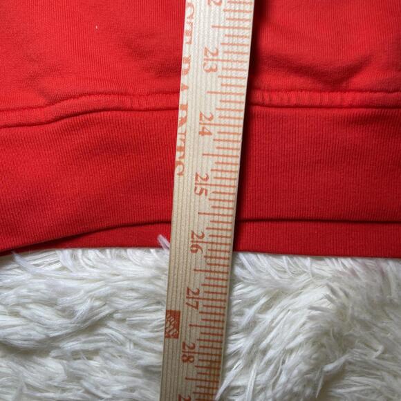 7 For All Mankind Red Embroidered Crewneck Men’s Pullover Sweater XL - Picture 4 of 12